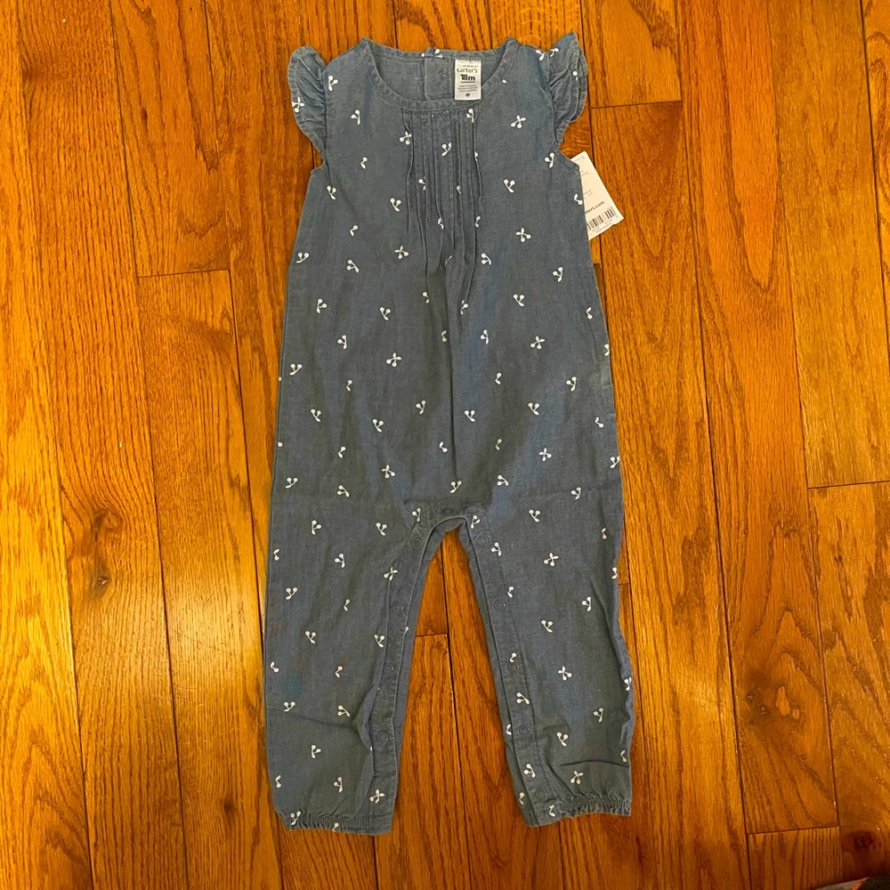 Carters baby girl sleeveless romper